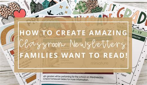 Image result for Classroom Newsletter