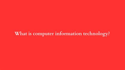 Computer Information Tech 的图像结果