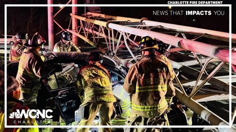 NCDOT: Drunk driver crashes into I-77 sign structure, causing it to ...