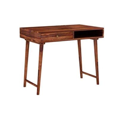Solid Sheesham Wood Study Table for Students with 3 Drawer Storage ...