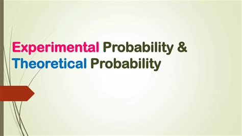 Image result for Experimental Probability Math