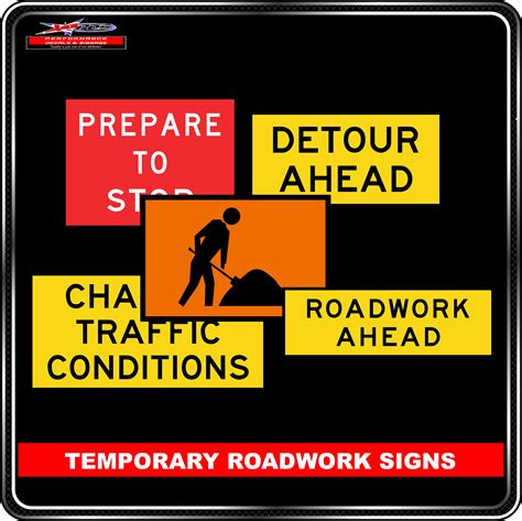Image result for Temporary Road Signs