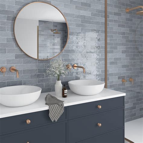 Zellige Glacier Ceramic Tile | Floor and Decor