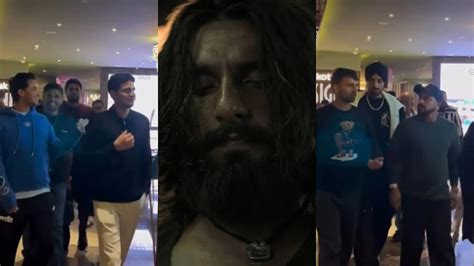 Indian cricket team watches Ranveer Singh's Dhurandhar in Lucknow ahead ...