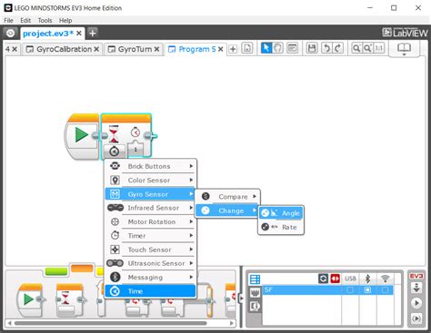 EV3 Gyro Sensor Programming 的图像结果