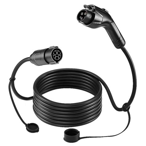 VEVOR EV Charger Extension Cable 32Amp 40 ft J1772 Extension Cord ...