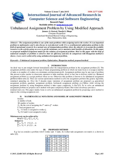 Image result for Unbalanced Assignment Problem Using Branch and Bounce