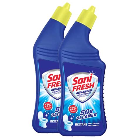 Sani Fresh Liquid Toilet Cleaner, 1L x (Pack Of 2) | Advanced Thicker ...