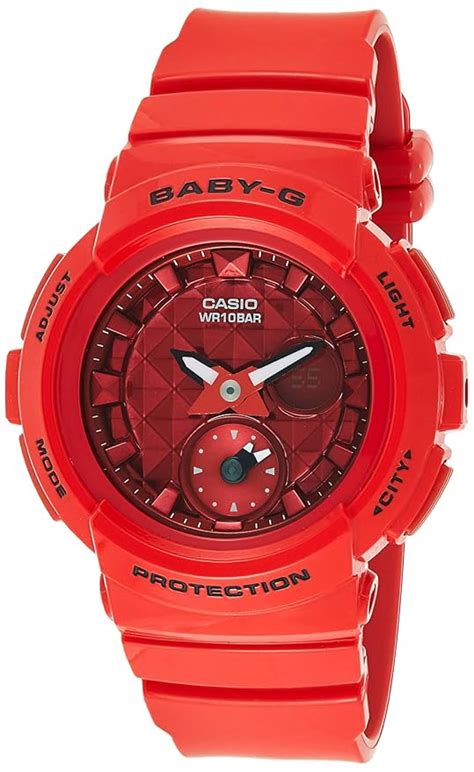 Buy Casio Baby-g Analog-Digital Red Dial Women's Watch - BGA-195M-4ADR ...