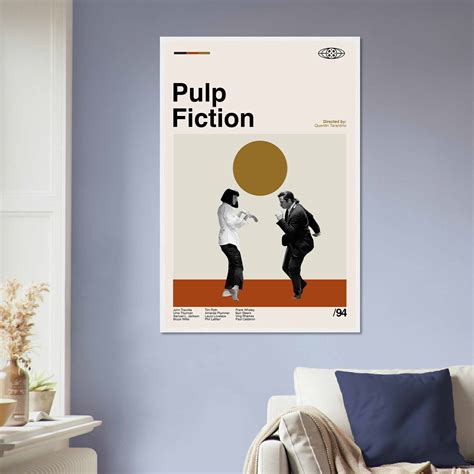 Pulp Fiction Movie Poster, Pulp Fiction Poster, Album Cover Poster ...