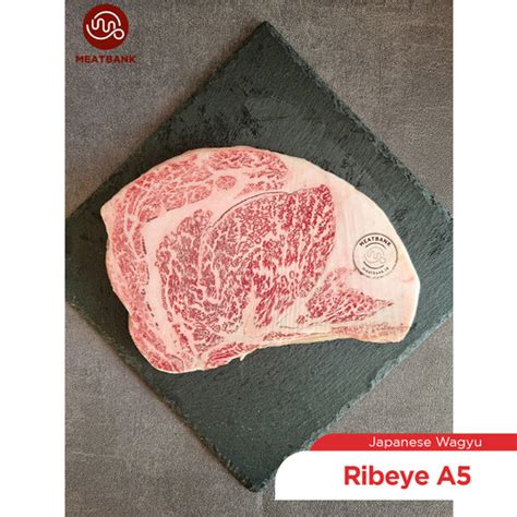 Jual MEATBANK JAPAN WAGYU RIBEYE A5 Kobe Beef Rib Eye Miyazaki BBQ ...