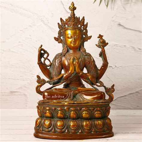 The Advitya | Brass Tara Hindu Deity Statue