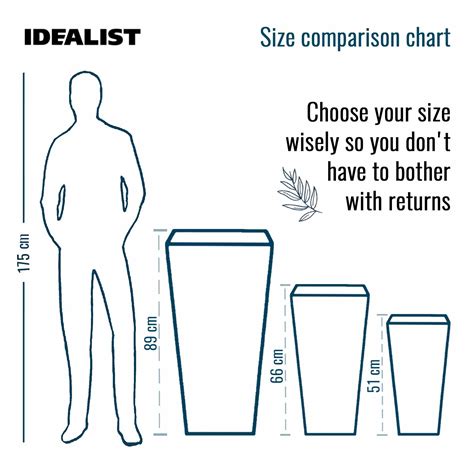 IDEALIST Lite Ribbed Black Light Concrete Garden Tall Planter, Outdoor ...