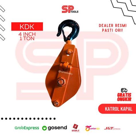 Jual KATROL KAPAL / KEREKAN KATROL SUMUR 4" 4 INCH 1T 1 TON ENGSEL KDK ...