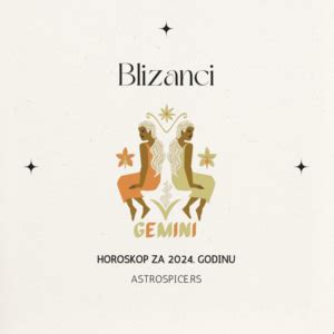Veliki Horoskop za Blizance 2024. - Astro Spice