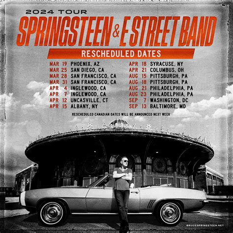 BRUCE SPRINGSTEEN AND THE E STREET BAND ADD NEW EUROPEAN TOUR DATES FOR ...