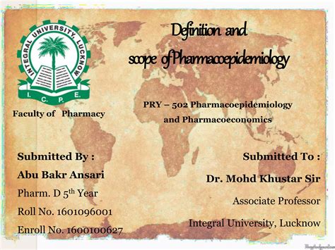Definition and scope of Pharmacoepidemiology | PPTX