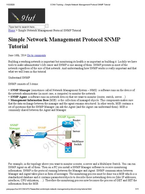 Simple Network Management Protocol SNMP Tutorial 的图像结果