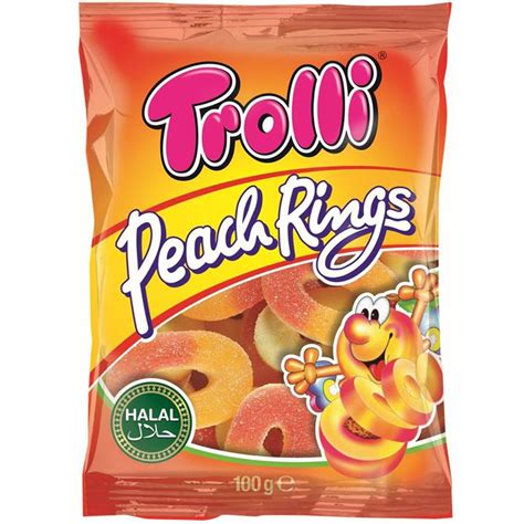Trolli Peach Rings Halal saures Fruchtgummi | Kaufland.de