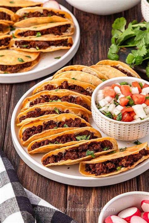 Mini tacos recipe - Deliciously Home Cooked