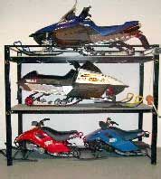 Image result for Snowmobile Stacking Storage