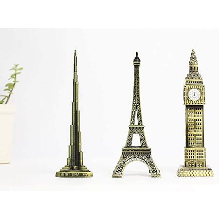 Buy THE QUIRKY HOME World Famous Monuments Burj Khalifa, Eiffel Tower ...