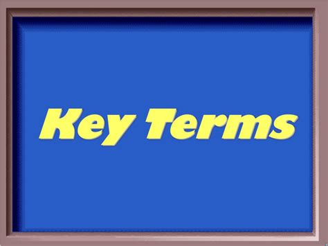 Image result for Basic Key Terms