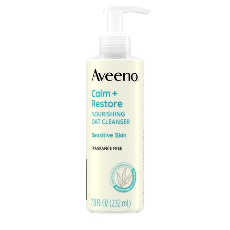 Aveeno Calm + Restore Oat Gel Facial Moisturizer for Sensitive Skin ...