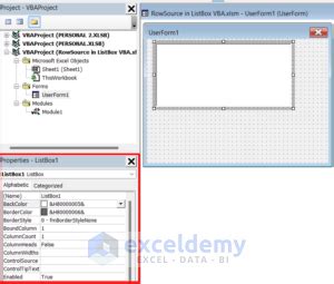 Image result for VBA RowSource Property