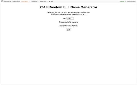 Image result for Random Man Name Generator