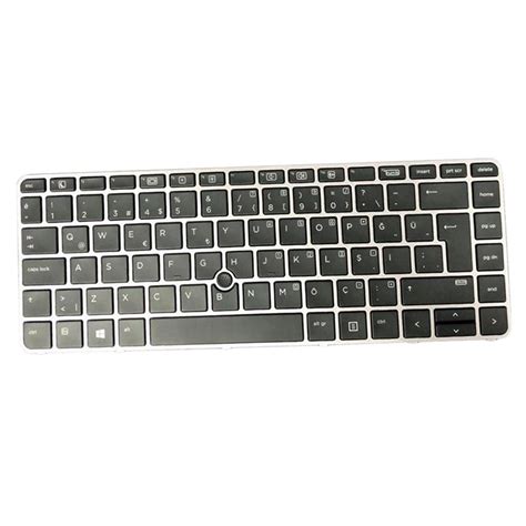 Turkish w/Silver Frame Point Keyboard For HP Elite Book 745 G3 840 G3 ...