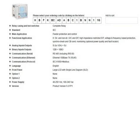 ABB Numerical Relays - REF611 Feeder Protection Relay Wholesaler ...