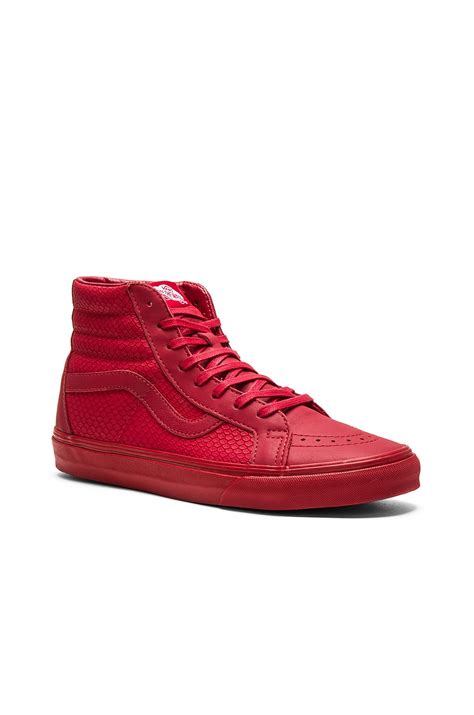 Vans + Sk8 Hi Reissue in Chili Pepper | REVOLVE