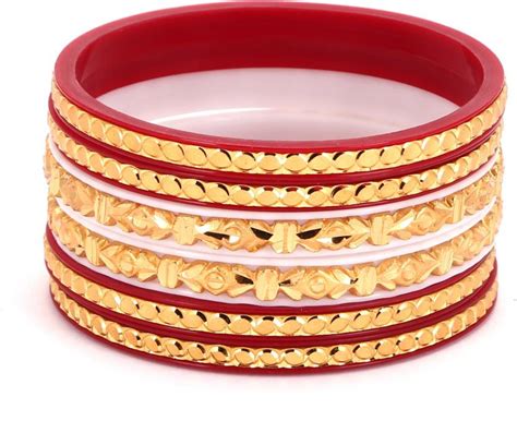 Shakha fashion Plastic Gold-plated Shakha Pola Price in India - Buy ...