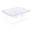 Clear Section Fridge Organizer Bin with Lid 12x10 | At Home