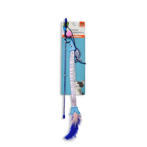 Fofos Sardine Wand Cat Toy - Pack of 2 | Zigly
