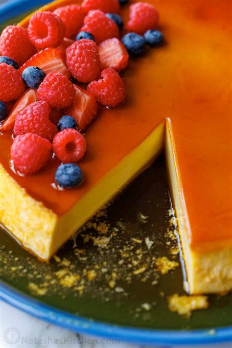 Flan Recipe Strawberries And Flan