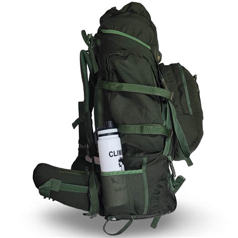 Rucksack Bag - Detachable day pack (85+20L) solid build Quality - (Oli ...