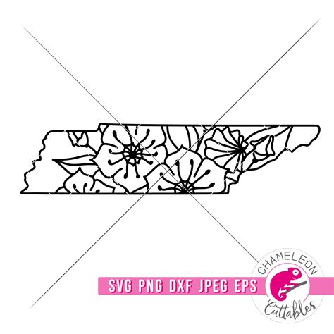 West Virginia state flower Rhododendron outline svg png dxf eps jpeg ...