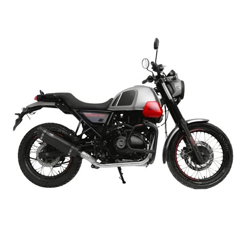 RRP Vertex Black Exhaust for Himalayan & Scram 411 – UTH – UNDER THE HOOD