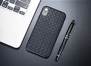 Case Creation Shock Absorption Black Weaving Case - Crystal Matte ...