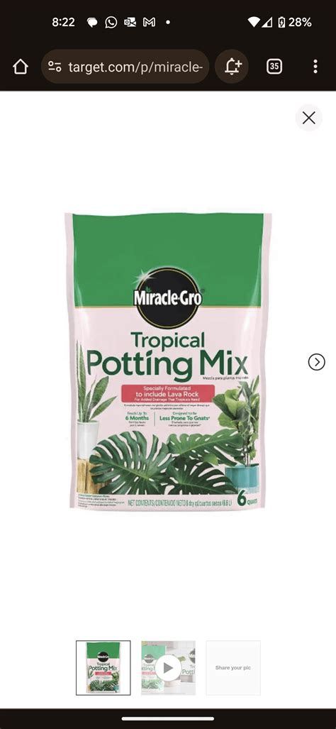 Thoughts on Miracle Grow Tropical Potting Mix? : r/plants