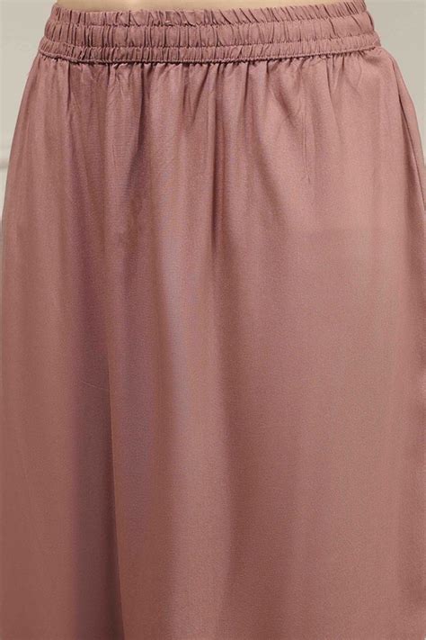 Buy Mauve Solid Kaftan-Style Kurta Set Online at Biba India