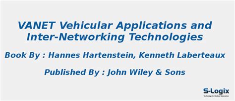 Great Books about Vehicular Applications and Networking Technologies ...