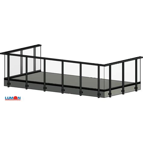 BIM objects - Free download! Lumon Railing Side Installed Cladding ...