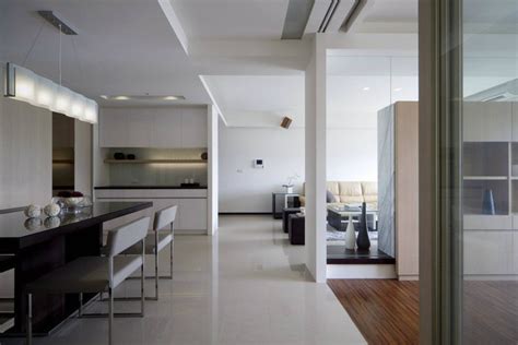 115平方米现代三房两厅餐厅走廊装修效果图_太平洋家居网图库