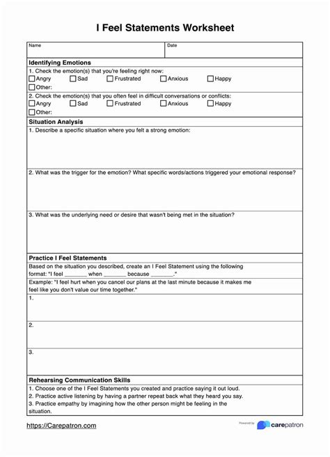 List Of Feelings & Example | Free PDF Download