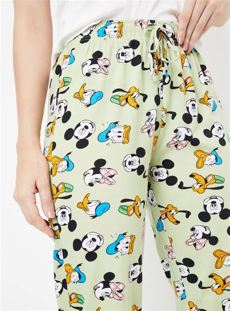 Buy Women Mickey & Friends Printed Capris Online at just Rs. 449.0 ...