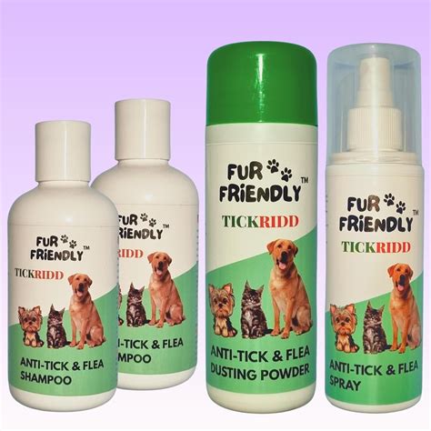 Powerful Tick and Flea Dog Anti-Tick & Flea Shampoo (2x200 ml ...