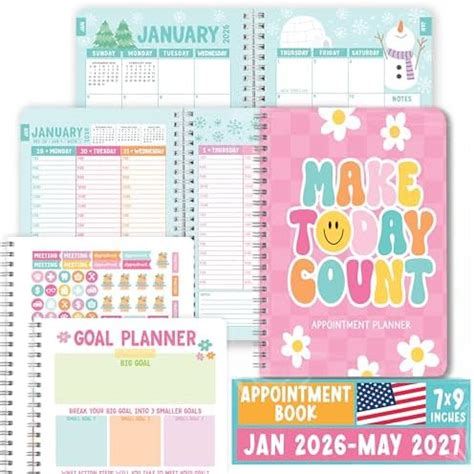 2026-2027 Weekly Appointment Book - Hourly Appointment Book, Vertical ...